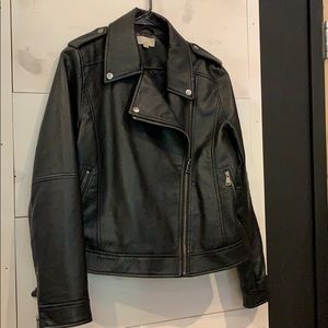 Faux Leather Jacket